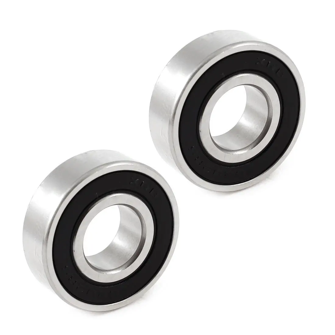 

2Pcs 6202RS 15mm Inner 35mm Outer Single Row Deep Groove Ball Bearing