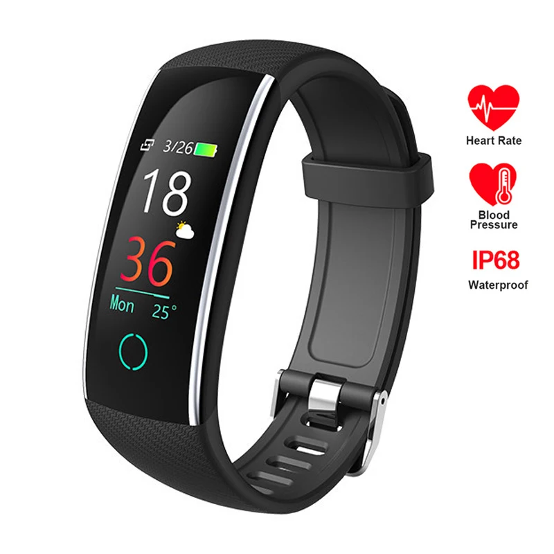 

Smart Bracelet Color Screen Smart Band Heart Rate Monitor Blood Pressure Measurement Fitness Tracker Smart Watch Men woman
