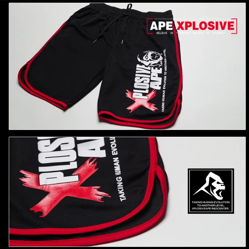 New Fashion Men Sporting Beaching Shorts Trousers Cotton Bodybuilding Sweatpants Fitness Short Jogger Casual Gyms Men Shorts