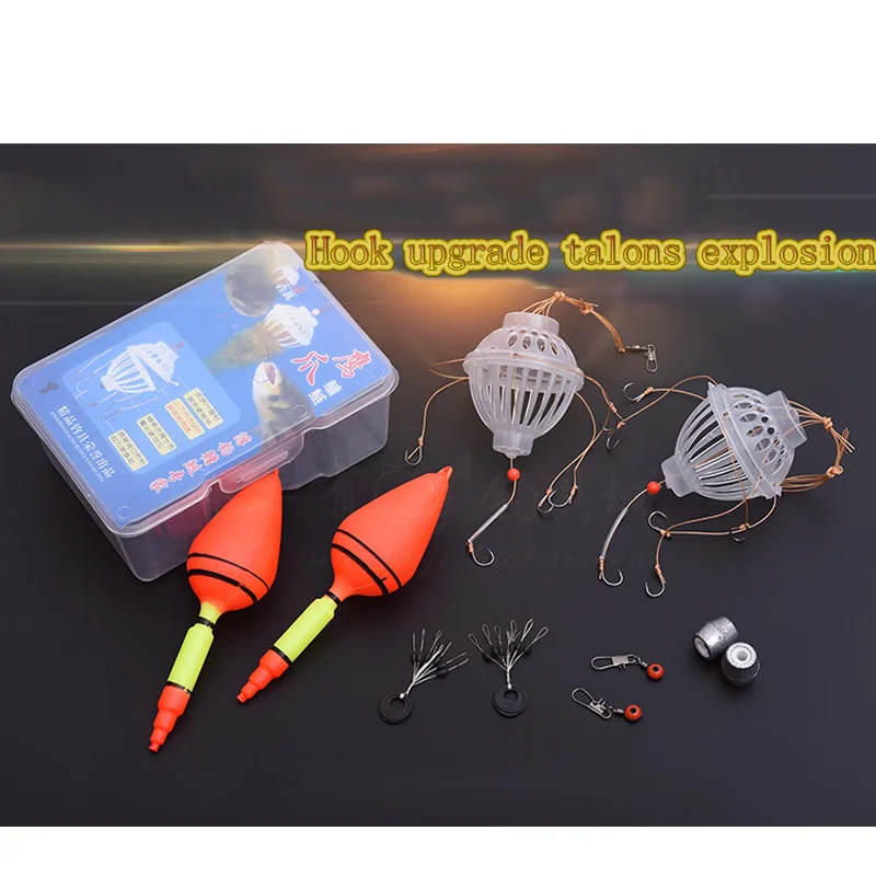 

2Set/box Carp Fishing Float Bobber Sea Monster Fishing Float with Strong Explosion Hooks 2 set Fishing Tackle Sets