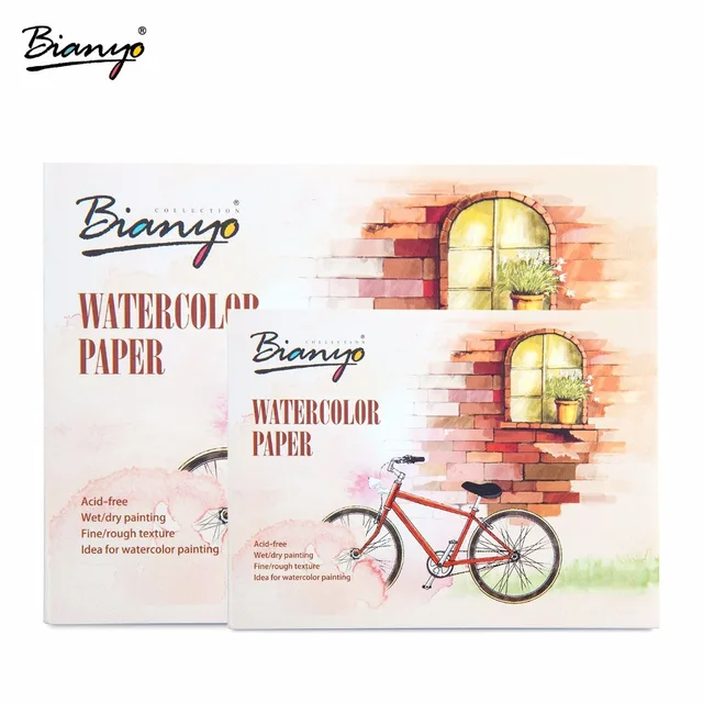 aliexpress com buy bianyo 230gsm a5 a6 12 sheets watercolor paper bianyo 230gsm a5 a6 12 sheets watercolor paper sketch book for drawing painting art supplies