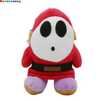 

16 CM Super Mario Plush Toy Shy Guy Mask People Soft Stuffed Anime Doll Pendant Hook Toy Gift For Kids