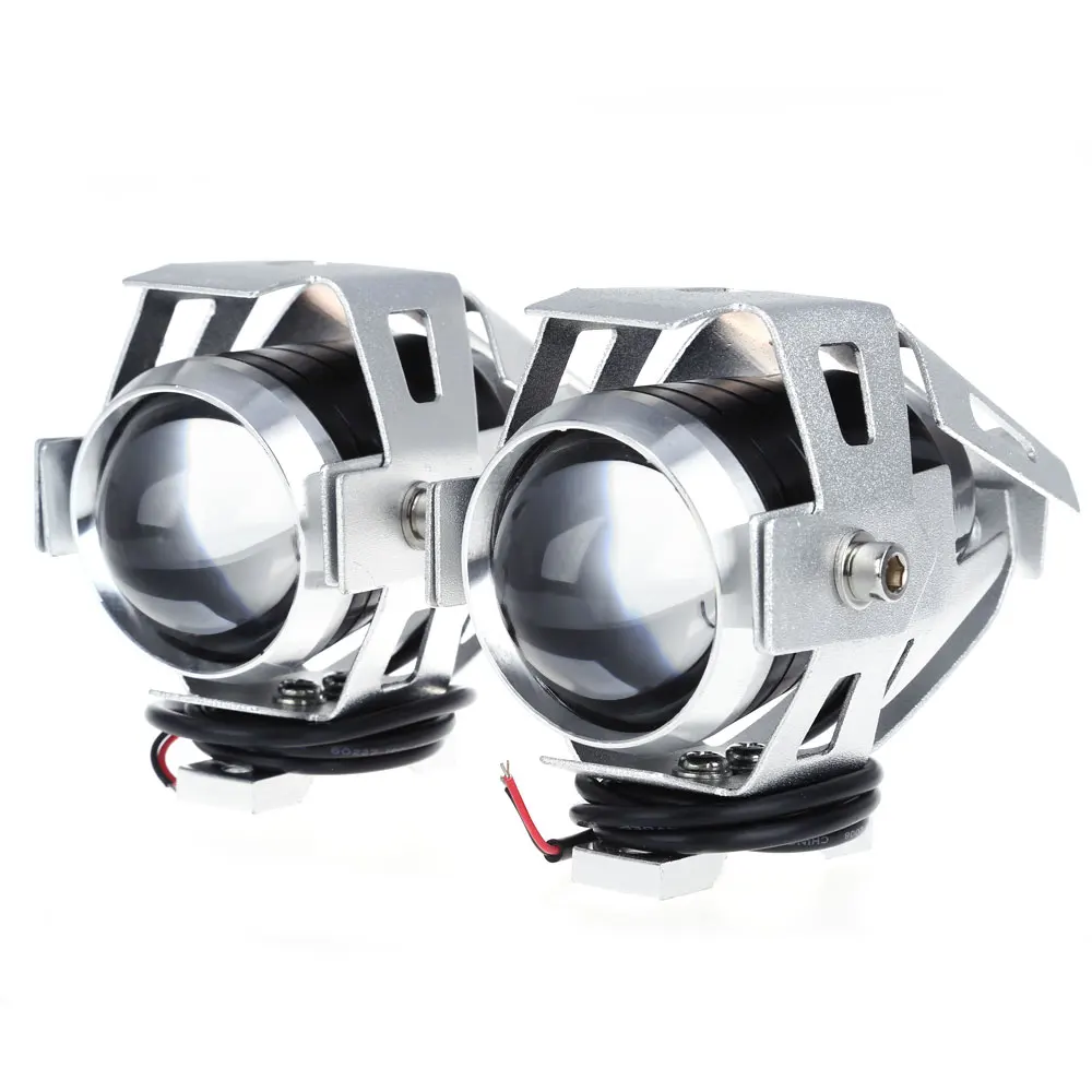 2pcs-U5-3000LM-125W-Upper-Low-Motorcycle-Headlight-LED-Motorbike-Fog-Lamp-Spot-Light