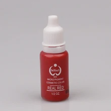 Настоящий красный 15 мл biotouch чернила для татуажа microblading ручка чернила Перманентный макияж бровей пигмент набор