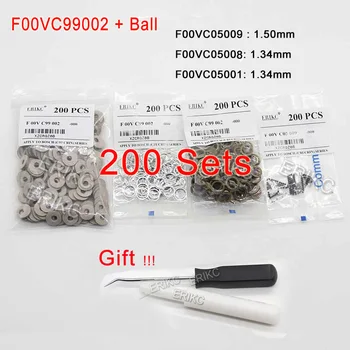 

ERIKC F00VC99002 Diesel Injector Valve Repair Kits Steel Ball F00VC05001 Ceramic Ball F00VC05009 F00VC05008 for Bosch Wholesale