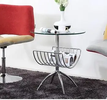 شراءدوائر الزجاج الصلب عدد قليل من... القهوة قليلة. و رف صحف