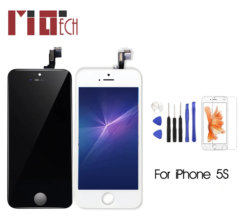 

For iPhone 5S/SE Touch Screen LCD Display Digitizer Assembly Replacement With Gifts AAA Quality