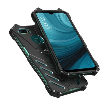 

Luxury Batman Kickstand Shockproof Case For Oppo A7 K1 A7x A5 A3 F7 R17 Pro R15 R11s Aluminum Bumper Skin Armor Metal Back Cover