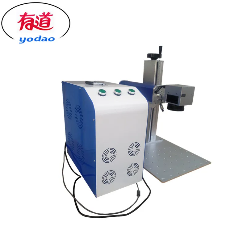 

split Fiber Laser Marking Machine 20W Rotary optional mark Metal Marking Laser Engraving Machine metal stainless steel