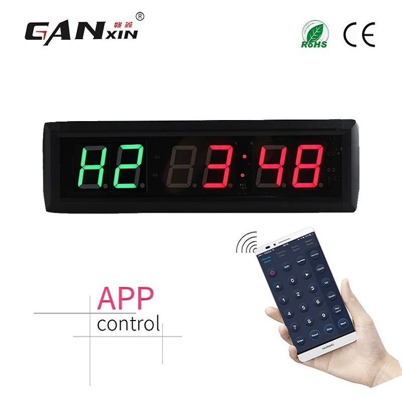 [GANXIN]1.8'' APP control optional Countdown clock interval timer