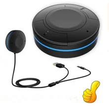 Новый BT4823 Громкой Bluetooth Аудио Автомобильный Комплект Беспроводной Bluetooth 4.1 + EDR Музыка Приемник с Mic 3.5 мм Вход AUX Кабель USB 823