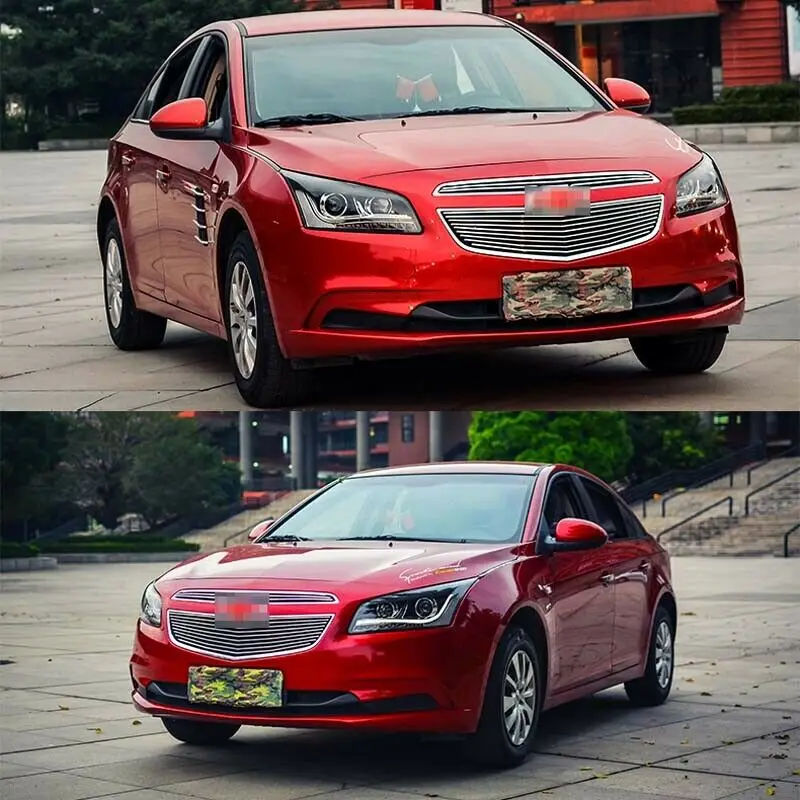 Динамический поворотник светодиодный фонарь DRLs Bi Xenon объектив проектора подходит для Chevrolet Cruze