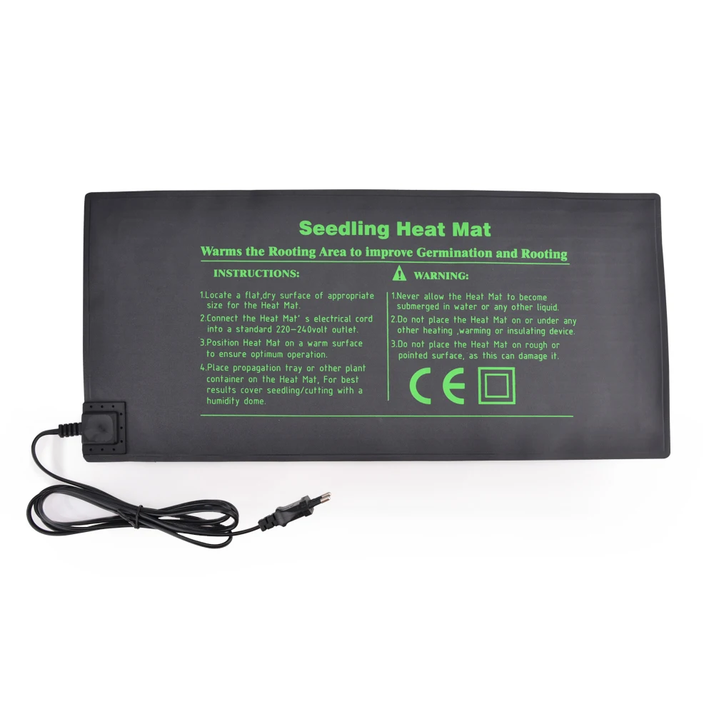 

1 PC Plant Heating Seedling Heat Mat US EU Plug Seed Germination Propagation Clone Starter Pad Vegetable Flower Garden Tools
