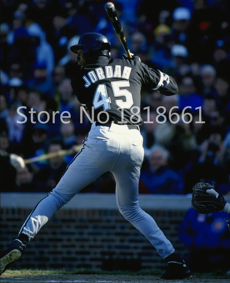 michael jordan white sox baseball jersey