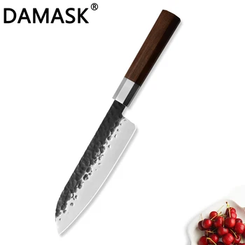 

DAMASK Brand Stainless Steel Kitchen Knife Super Cheap Hammer Pattern 8 inch, 7 inch 6.5 inch Kitchen Cooking Knife High Quality