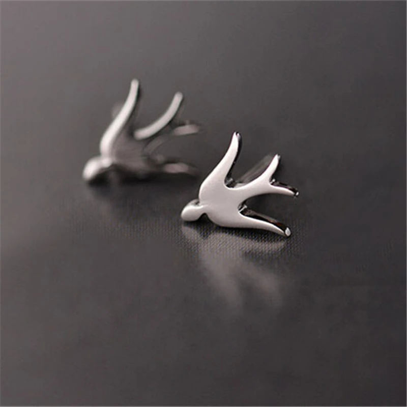 1Pair-lot-Simple-Silver-Plated-Cartoon-Swallow-Stud-Earring-Tiny-Bird-Earrings-Jewelry-Gift-for-Sisters