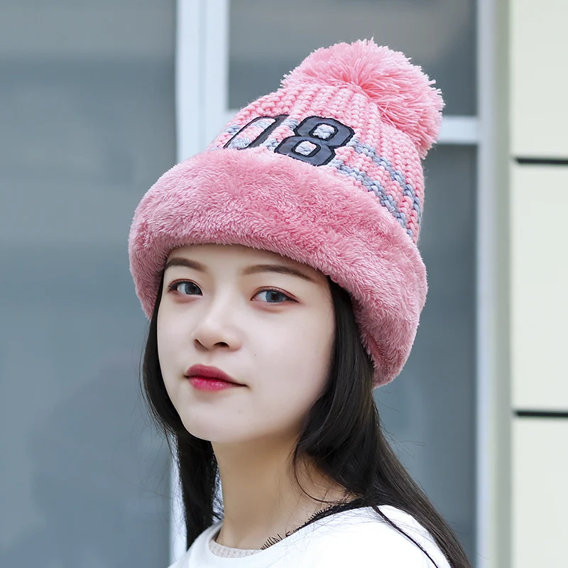 New Arrival Hat women winter Korean version of warm ear woollen hat