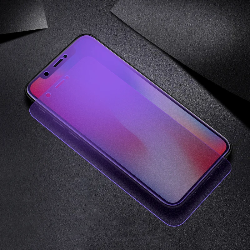 9H Frosted Anti Blu Ray Tempered Glass For iPhone XS Max Screen Protector Anti Fingerprint Matte