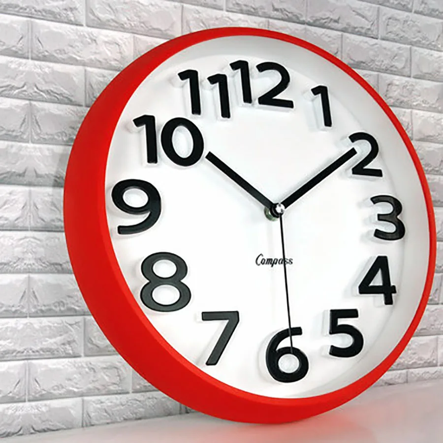  Vintage Retro Wall Clock Modern Design Digital Clock Silent Mechanism Wall Watches Relogio Parede K - 32976539792