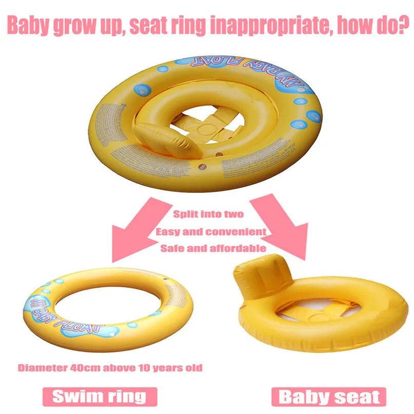 Swimming Ring Children gift My Baby Float Swimming Swim Ring Pool Infant Chair Lounge with Backrest #2y17 (7)