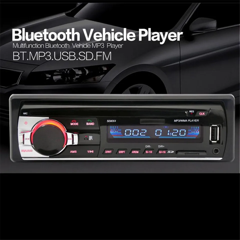

100% new JSD 520 Bluetooth Car In Dash Stereo FM AUX Receiver Audio 1 DIN USB MP3 Radio Car-Styling USB/SD/MP3/WMA/WAV player #2