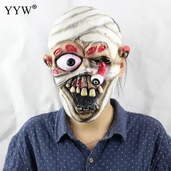 

Clown Mask Halloween 2019 Horror Cosplay Adult Latex Full Face Helmet Mascaras Halloween Clown Masker Party Scary Masque Props