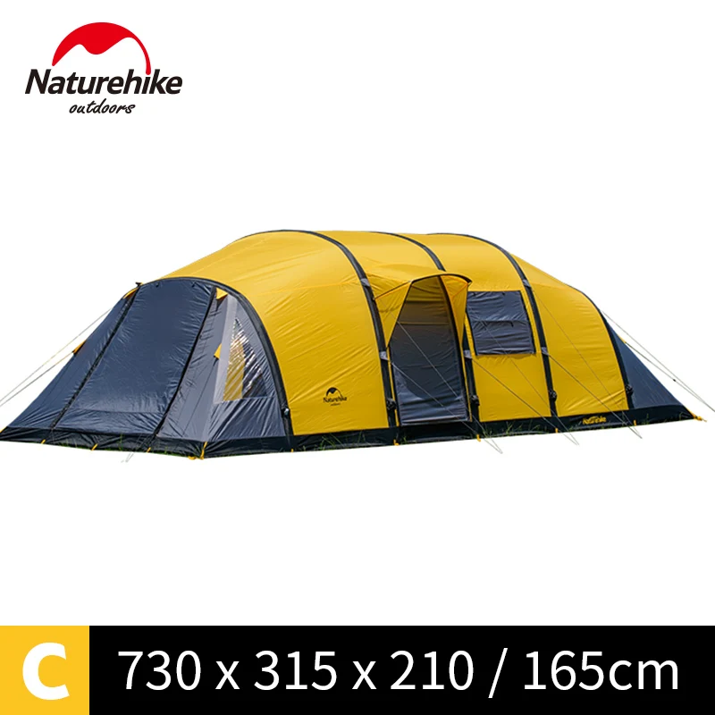 

NatureHike Wormhole 8-10 people Tent for family holiday large camping tent NH17T400-T