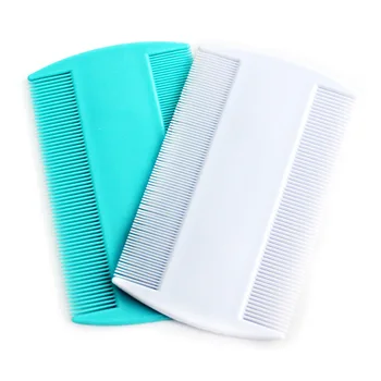 

2pcs Narrow Tooth Comb Lice Flea Flat Brush Cootie Delousing Head Lice Anoplura Dandruff Beauty Combs (Random Color )