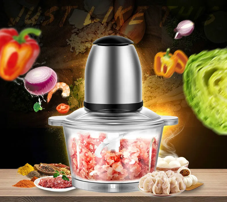 Meat Grinders grinder USES electric stainless steel fillings to stir and mix garlic puree NEW Meat Grinders grinder USES electric stainless steel fillings to stir and mix garlic puree NEW