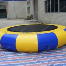 Надувной водный батут с насосом сумка для переноски и ремонтный комплект
