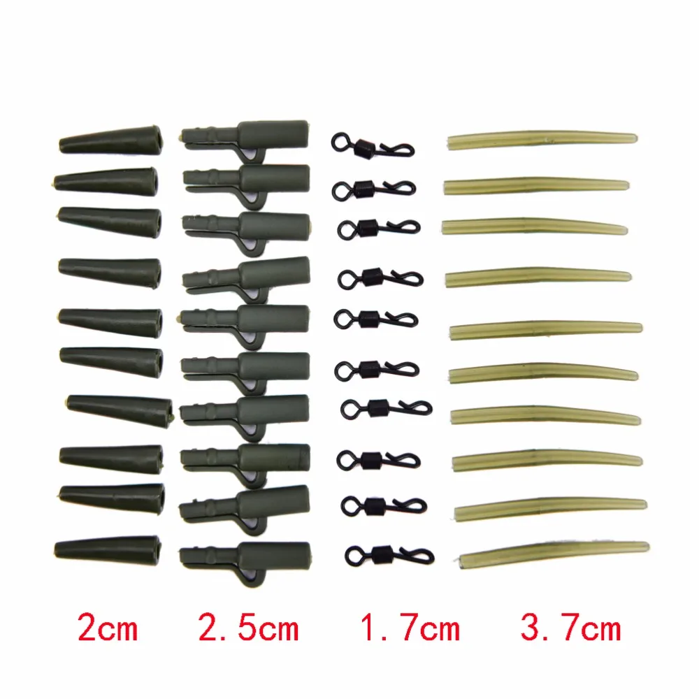10 Set Carp Fishing Heavy Duty Safety Lead Clips Quick Change Snap