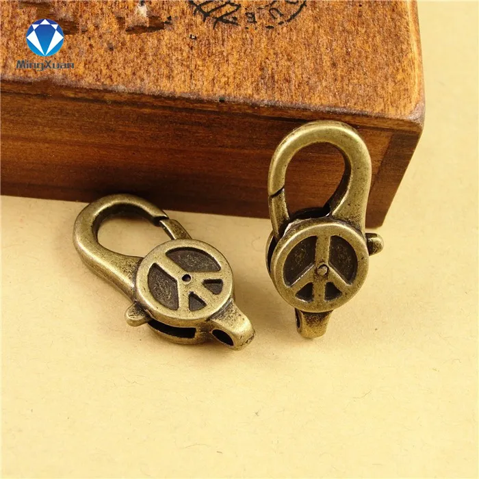 

10pcs/lot Antique Silver Lobster Clasp Hooks For Necklace Bracelet Chain DIY Jewelry Accessory Findings 14*28MM
