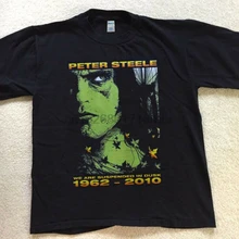 Vtg тип O ОТРИЦАТЕЛЬНЫЙ RIP Питер Стил футболка в честь гитариста Duffs Бруклин