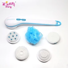 5 в 1 ручной спин спа массаж электрическая душевая щетка для очистки ванной массаж тела для снятия усталости тела щетка для чистки