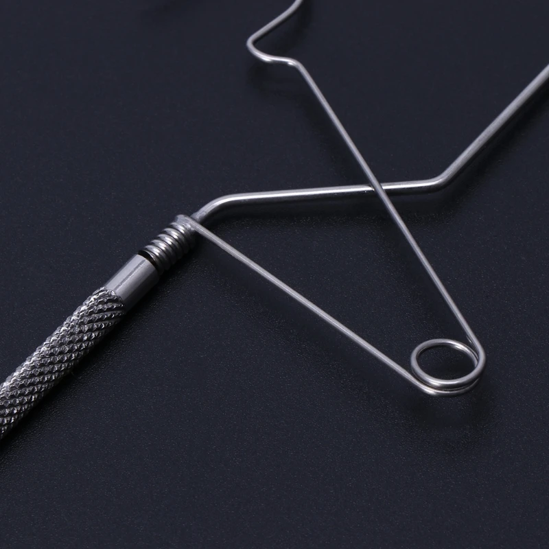 Нахлыстом инструмент связывания узлов Tyer крюк линия узловик галстук гвоздь Нержавеющая Сталь S/L#0706
