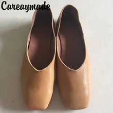 Careaymade/Новинка лета года; удобная женская обувь из овечьей кожи с квадратным носком и мелким мыском; повседневная обувь; Fltas