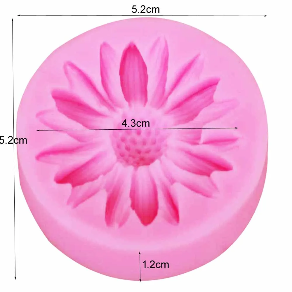 Sophronia Хризантема торт силиконовые формы для выпечки цветок маргаритки кекс инструменты для украшения тортов из мастики для мастики и глины плесень M850