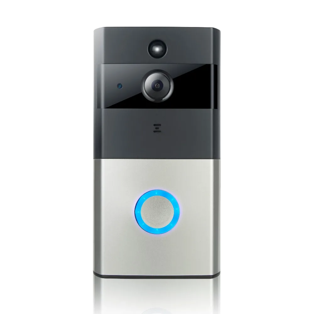 

Smart WIFI Video Doorbell, Motion Detection Night Vision Doorbell, Two-way Audio Remote-control 720p HD Security Camera D-008