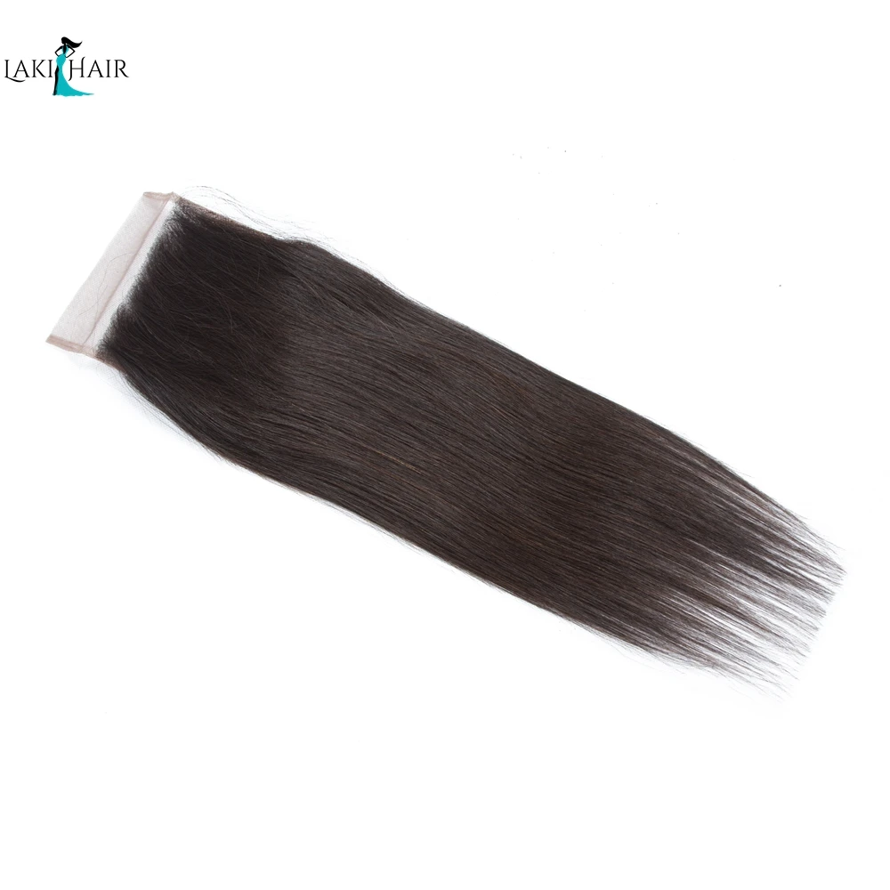 Связки с закрытием перуанский прямые Волосы remy 4 4*4 закрытия шнурка естественный