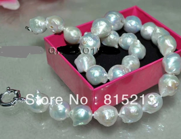 

ddh00795 Huge 13-16mm Furrow Nucleated pearl Necklace