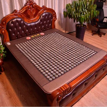 

High Quality Germanium Far Infrared Negative Ion Jade Mattress Electric Jade Bed Mattress Massager Mat 1.2X1.9M Free Shipping