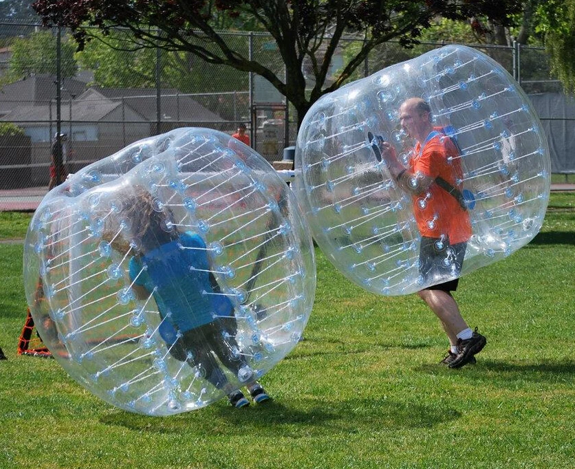 human bubble suit