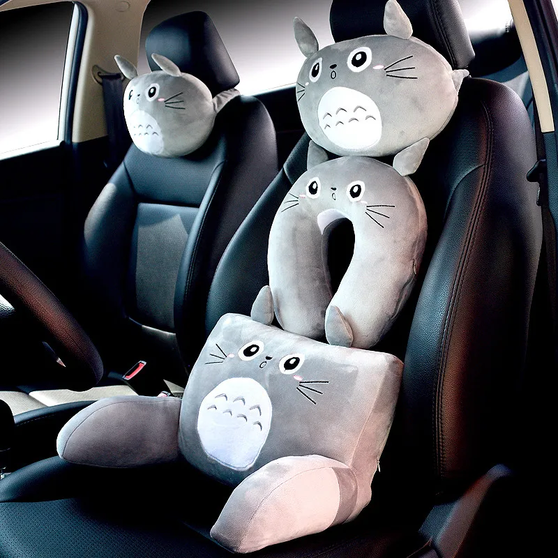 3Pcs Set font b Cute b font Cartoon Animal Totoro U Neck font b Pillow b