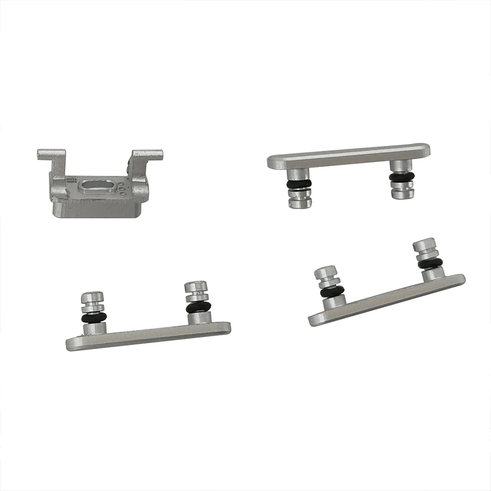 Silver E-REPAIR боковые кнопки громкости Silent Switch и Мощность ключ с водонепроницаемые Замена резинового кольца для iPhone 7 Plus - Цвет: Silver