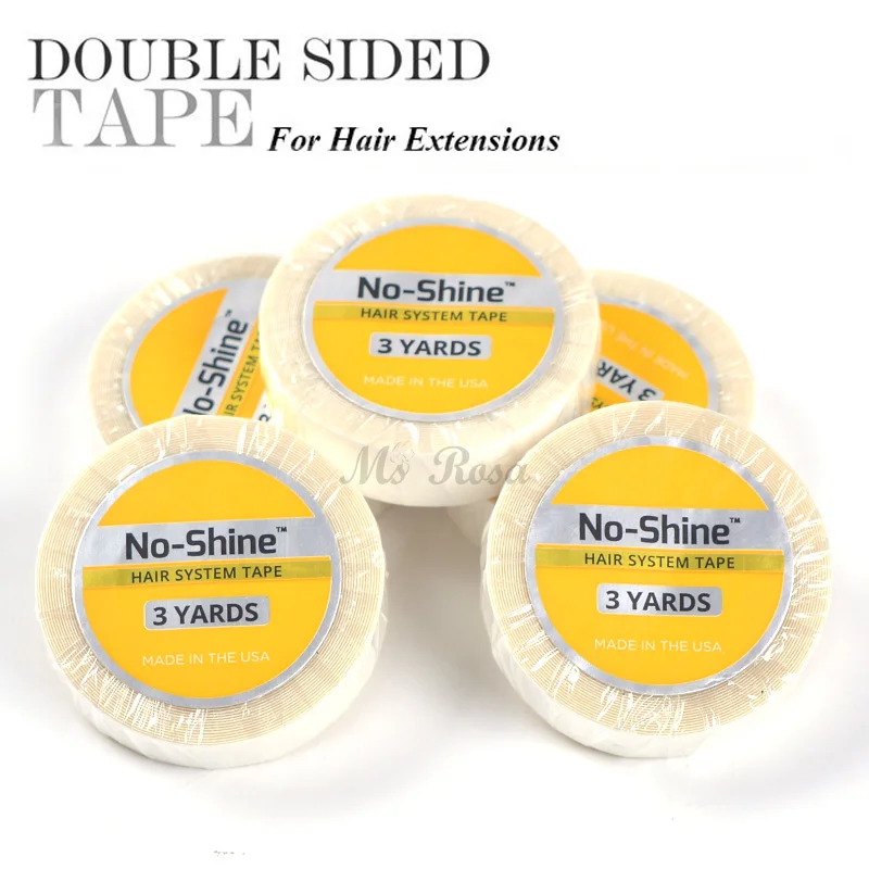 20pcs 1.27cm*3Yard Hair Adhesive Tape Lace Wig Tape And Glue Double Sided Tape For Hair Extensions