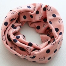 Осень-зима, детский воротник детский шарф, хлопок, для мальчиков и девочек, с круглым вырезом, для улицы, шарфы