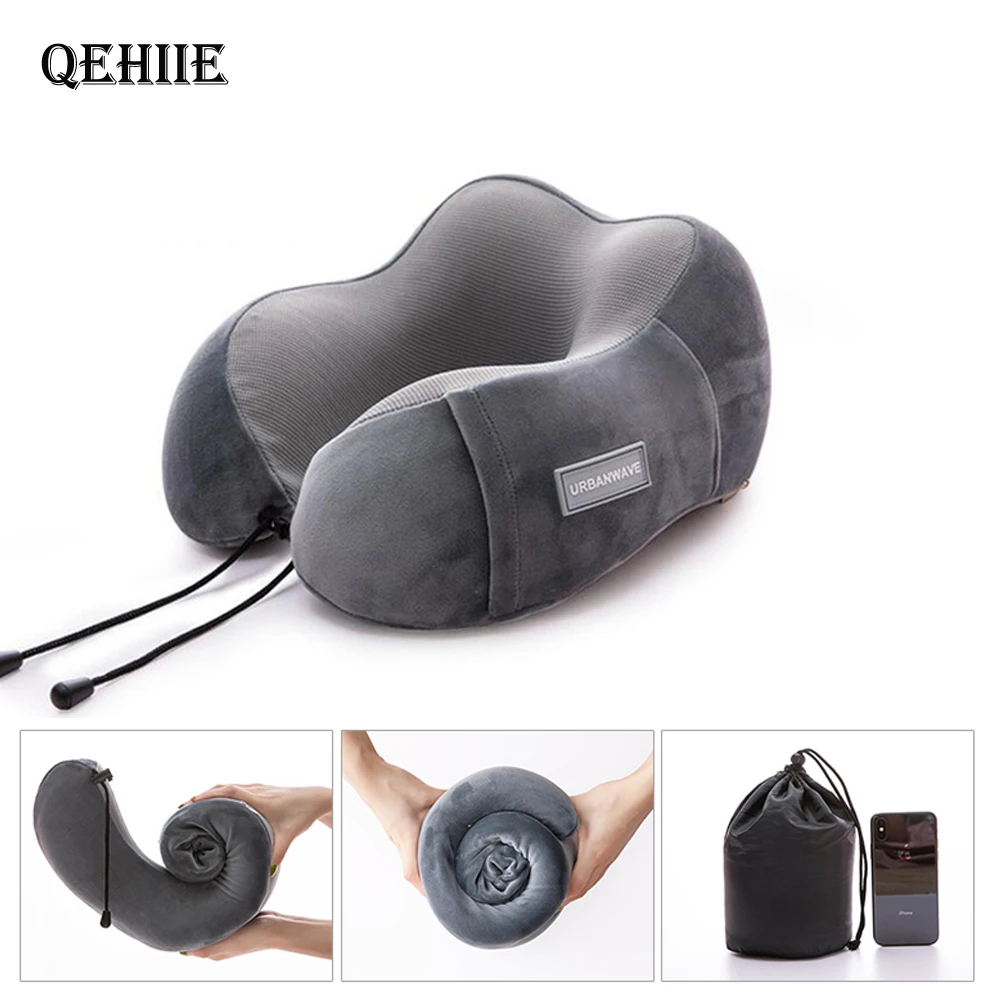 

High Quality U-shaped Neck Pillow Cervical Protection Pillow Office Aircraft Rest Neck Pad Woman Neck Pillow Travel Accessories