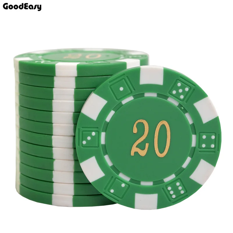 ABS Позолоченные игральные кости покерные фишки монеты Техасский покер джетон игры Fichas казино черный Джек Pokersatr металлические монеты 25 шт./лот 11,5 г/шт - Цвет: 20