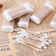35 Pcs/Bag Double Head Cotton Swab Female Makeup Cotton Buds Household Health Care Medical Wood Sticks For Nose Ears Cleaning 35 Pcs/Bag Double Head Cotton Swab Female Makeup Cotton Buds Household Health Care Medical Wood Sticks For Nose Ears Cleaning