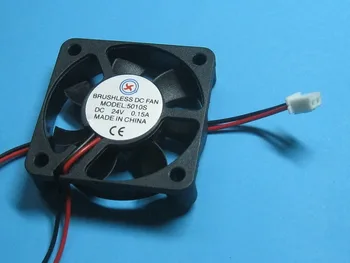 

2 Pcs Brushless DC Cooling Fan 24V 5010S 7 Blade 50x50x10mm 2pin Sleeve-bearing
